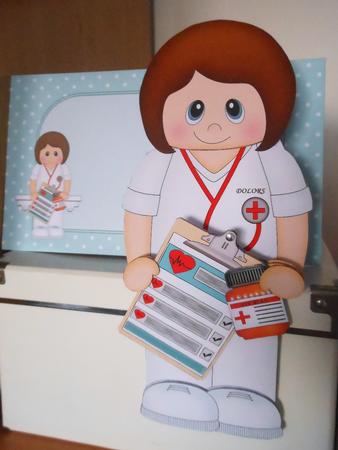 3D on the Shelf Card Kit - Little Lady Doctor Shaw by S.Elisabet Osborn Wright