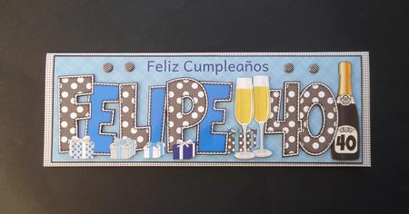Champagne & Presents Felipe 40 Large Dl by S.Elisabet Osborn Wright