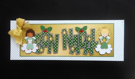 Christmas Angels Bon Nadal Large Dl by S.Elisabet Osborn Wright