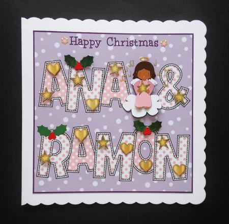 8x8 Christmas Names Ana & Ramon by S.Elisabet Osborn Wright