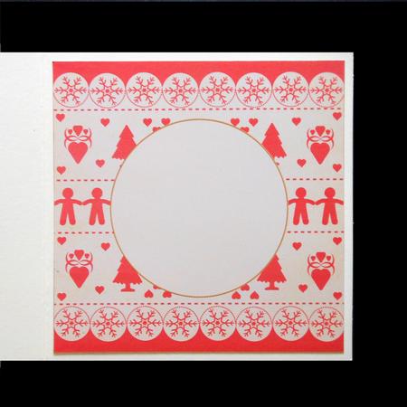 Nordic Christmas Blank Insert 5 Approx: 7.75" Square by S.Elisabet Osborn Wright
