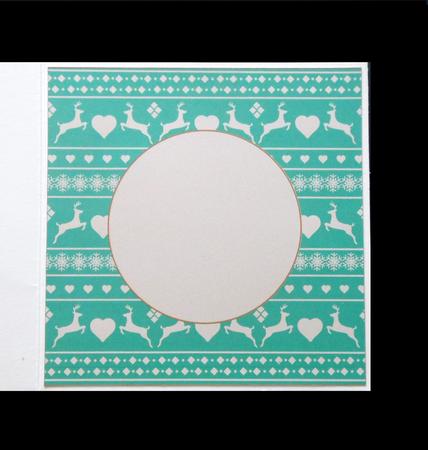Nordic Christmas Blank Insert 15 Approx: 7.75" Square by S.Elisabet Osborn Wright