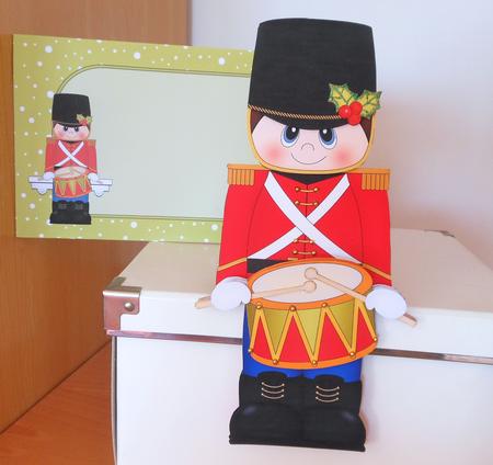 3D on the Shelf Card Kit - Little Christmas Drummer Boy by S.Elisabet Osborn Wright