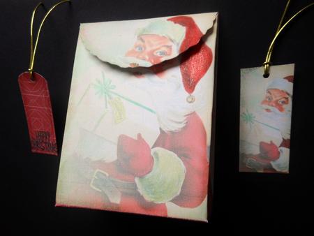 Pinch Bag Santa by S.Elisabet Osborn Wright