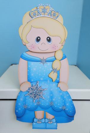 3D on the Shelf Card Kit - Little Ice Princess Krystal by S.Elisabet Osborn Wright