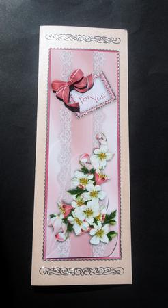 Apple Blossom for You - Best of Both Worlds Large Dl Card by S.Elisabet Osborn Wright