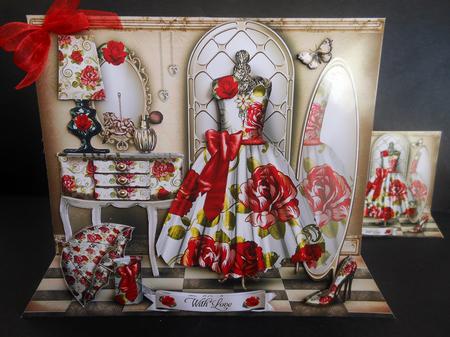 Dressing Roses Room Vintage Card Kit by S.Elisabet Osborn Wright