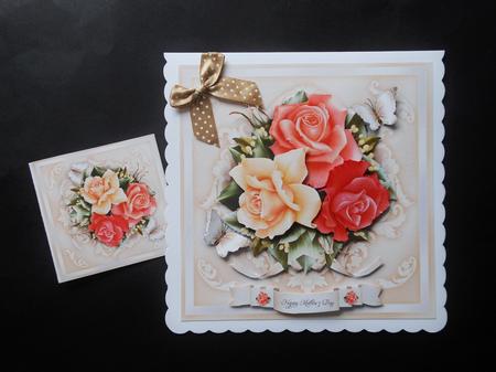 Soft Vintage Roses Card Mini Kit by S.Elisabet Osborn Wright