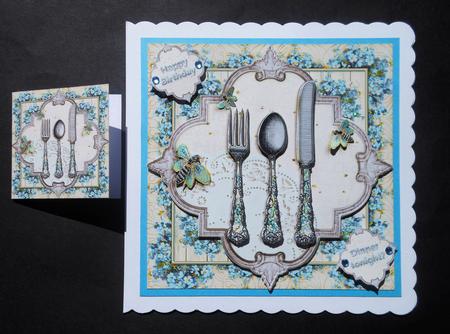 Vintage Shabby Country Cutlery 473 by S.Elisabet Osborn Wright