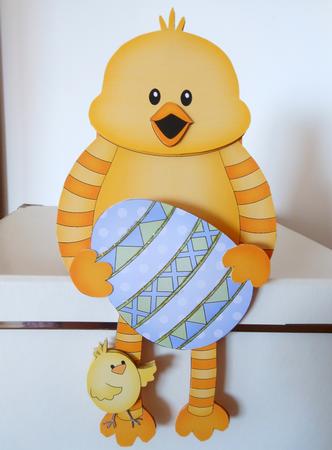 3D on the Shelf Card Kit - Little Easter Chick's Easter Egg by S.Elisabet Osborn Wright