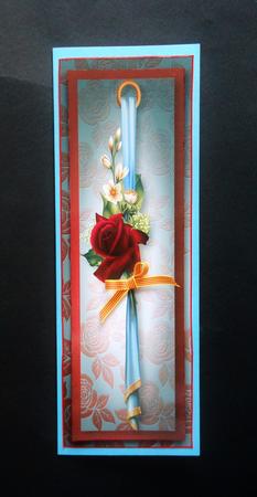 The Red Rose Large Dl by S.Elisabet Osborn Wright
