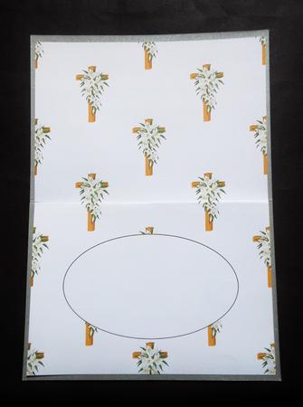 Easter Lily Cross Insert Landscape by S.Elisabet Osborn Wright