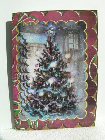 My Christmas Tree Scallop Edge Pyramid Toppers by Shelley Moniz