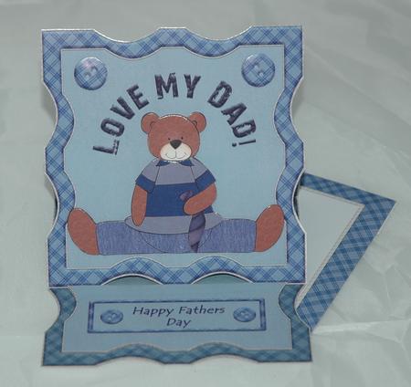 Easel Card for My Dad Kit by Sherry Day