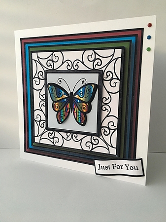 Stained Glass Butterfly by Sheryl Tully