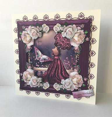 After the Ball - Flower Frame Card Mini Kit by Sheryl Tully