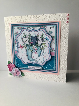 PLAYFUL KITTENS 6x6 Card Topper & Decoupage Sheet 1 by Sheryl Tully