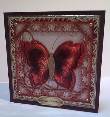Gorgeous Butterfly Card Front 5 by Sheryl Tully