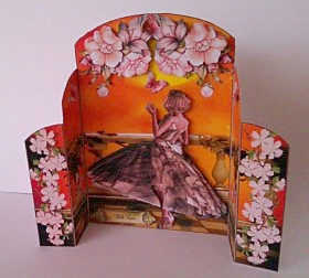 1950's the Sunrise Arched Fold Card Mini Kit by Sheryl Tully