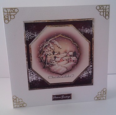 Magic of Christmas Card with a Topper by Sheryl Tully