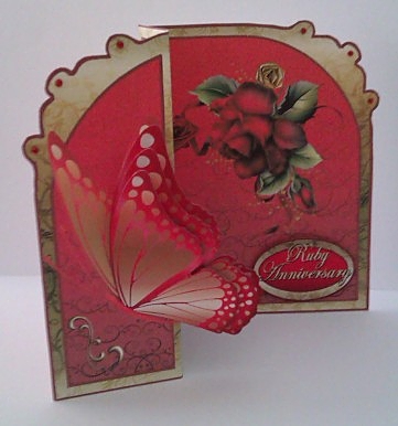 Butterfly Fold Back 40th Anniversary by Sheryl Tully