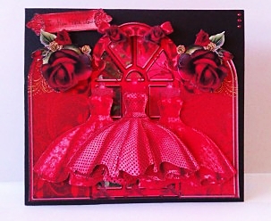 The Red Boutique Window Shaped Topper by Sheryl Tully
