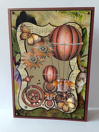 Male Card Vintage Steampunk by Sheryl Tully