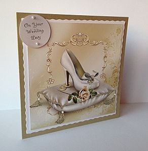 Wedding Elegance Cushion & Rose - Cream by Sheryl Tully