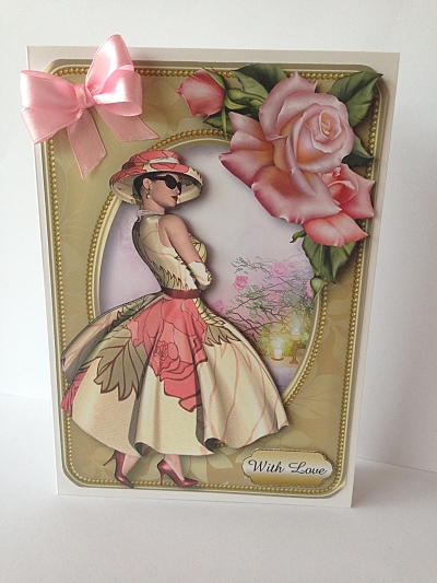 Race Day Chic - Pink Roses by Sheryl Tully