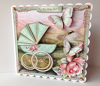 Floral Pram by Sheryl Tully