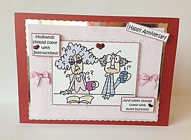 Stella and Gus Anniversary Quick Card by Sheryl Tully