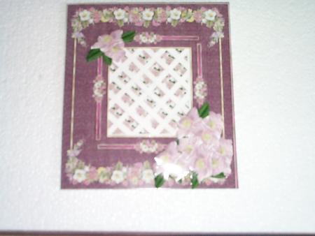 Pink Christmas Roses - Trellis Card Kit Featured Gallery Photo