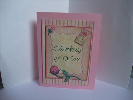 Rose Sachet Card by SHIRLEY PEACOCK