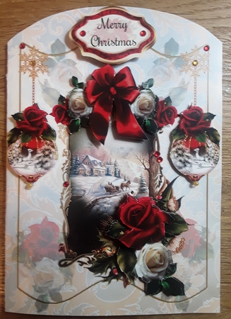 Christmas Rose 5x7 Mini Page Kit by Shirley Taylor