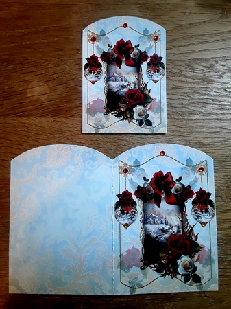 Christmas Rose 5x7 Mini Page Kit by Shirley Taylor