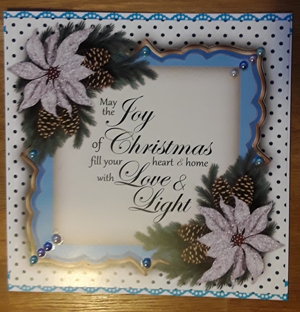 Joy At christmas  With Poinsettias  by Shirley Taylor