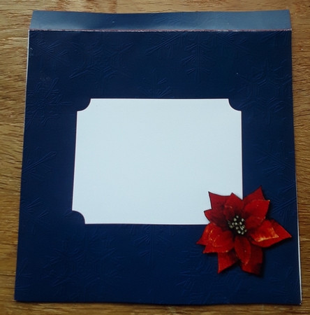 White Christmas - Tent Card 3D  by Shirley Taylor