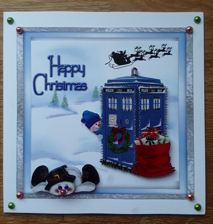 Matching insert for the design sheet - Who Who Who, Merry Christmas by Shirley Taylor