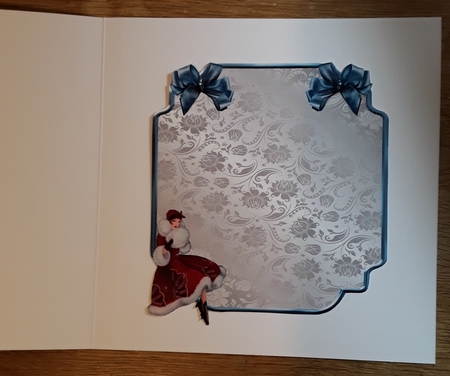 Matching insert for the design sheet - Lovely Lady at Christmas by Shirley Taylor