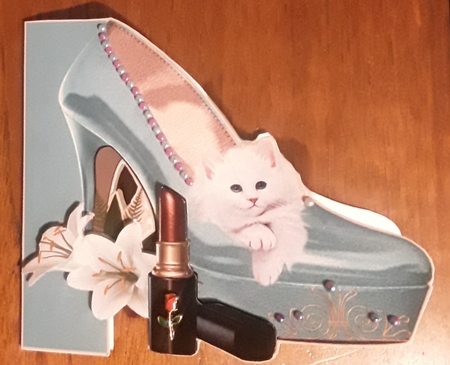 Beautiful Lipstick  & flowers  and Heels #5 by Shirley Taylor