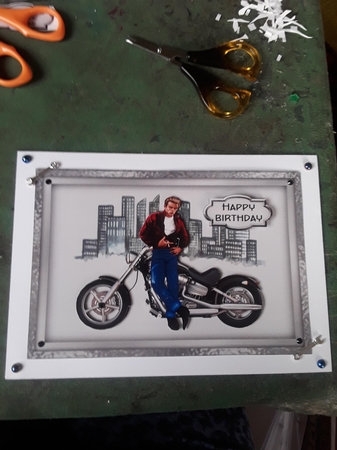 Matching insert for the design sheet - Rebel 1 by Shirley Taylor