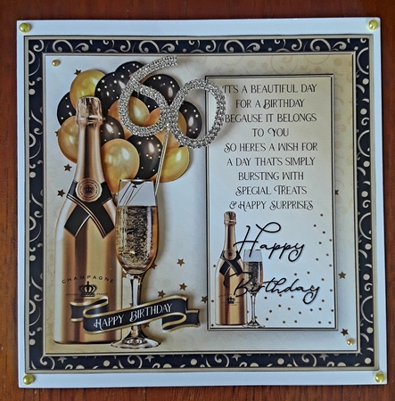 Champagne Birthday Mini Kit by Shirley Taylor
