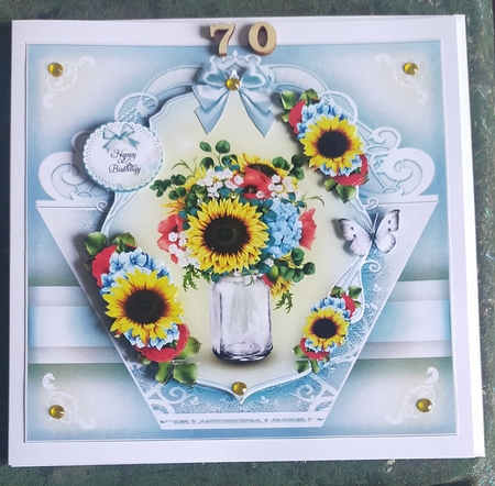 Sunflower Flowers Bouquet Season Mini Kit by Shirley Taylor
