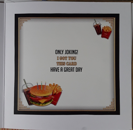 I Got You Burger All For Your Birthday by Shirley Taylor