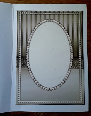 A5 Topper &  Insert Elegant Pearls   Easter Chicks by Shirley Taylor