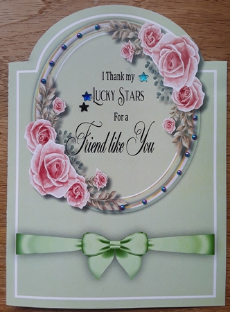 Print and Fold ,Pink Roses and   Quote by Shirley Taylor