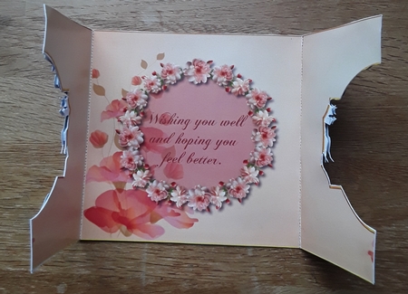 Get Well Soon - Gatefold Card by Shirley Taylor
