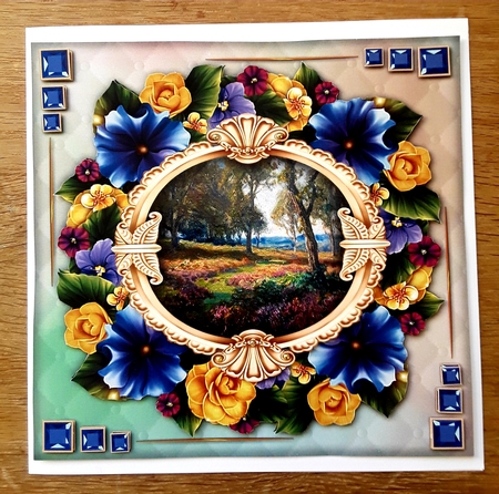 Floral Portal - Summer Border by Shirley Taylor