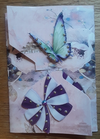 Oriental Fantasy - Cross-Over Card by Shirley Taylor