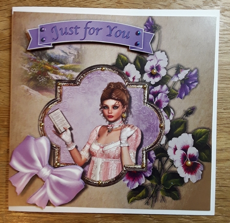 Sweet Lady - Multi Occasions Card  by Shirley Taylor